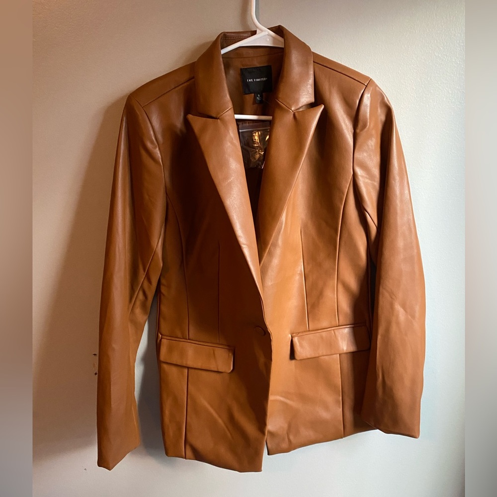 NWT the Limited Faux Leather Jacket